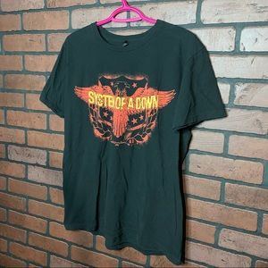 Men’s medium System of a Down eagle crest tee